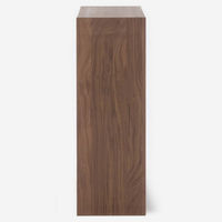 無印良品 スタッキングシェルフ ワイド 2段 ウォールナット材 幅81.5×奥行28.5×高さ81.5cm 良品計画