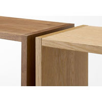 無印良品 スタッキングシェルフ ワイド 3段 ウォールナット材 幅81.5×奥行28.5×高さ121cm 良品計画