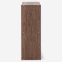 無印良品 スタッキングシェルフ ワイド 追加2段 ウォールナット材 幅79.5×奥行28.5×高さ81.5cm 良品計画