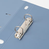 セキセイ　ロックリングファイル　D型2穴　A4タテ　背幅43mm　ブルー　F-532-10　30冊