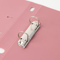 セキセイ　ロックリングファイル　D型2穴　A4タテ　背幅43mm　ピンク　F-532-21　30冊