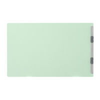 プラス　フラットファイル厚とじ　A4ヨコ　100冊　ブルー　No.022NW（78285）　樹脂製とじ具