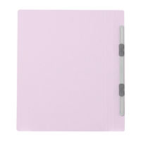 プラス　フラットファイル樹脂製とじ具　B5タテ　バイオレット　No.031N　100冊