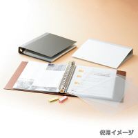 マルマン　ダブロックファイル　A4タテ　背幅38mm　ブルー　F948RS-02　24冊