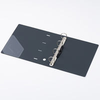 リヒトラブ リクエスト D型リングファイル 4穴 A4タテ 背幅64mm 黒 G1280-24 1箱(10冊入)