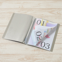 プラス　スーパーエコノミークリアーファイル　A4タテ　10ポケット　グレー　FC-121EL　88410　1セット（30冊入）