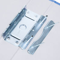 アスクル　パイプ式ファイル片開き　ベーシックカラー（2穴）　B4ヨコ　とじ厚50mm背幅66mm　ブルー　10冊  オリジナル