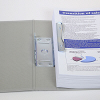 キングジム　キングファイルG（2穴）　B5タテ　とじ厚80mm　グレー　958N　1セット（3冊）