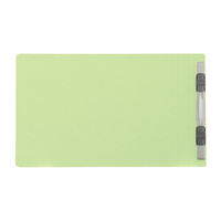 プラス　フラットファイル樹脂製とじ具　A5ヨコ　グリーン　No.042N　100冊
