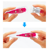 プラス 修正テープ ホワイパーラッシュ 詰め替えテープ 幅5mm×6m ピンク WH-065R 43449 1個