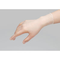 リーブル セレクトプラスチック手袋PF Lサイズ M-12L 1箱(100枚入)