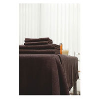 業務用スレン染めベッドサイズバスタオル　ブラウン　１枚