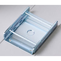 アスクル　パイプ式ファイル 両開き　ベーシックカラースーパー（2穴）A4タテ　とじ厚90mm背幅106mm　グレー　  オリジナル