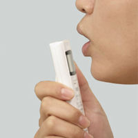 アイリスオーヤマ アルコールチェッカー　オートオフ 電池交換表示機能付 約500回測定 乾電池式 単４電池  ALC-D1 １台