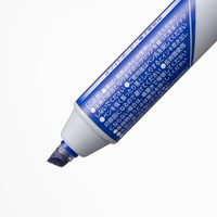 ぺんてる ノック式 ハンディホワイトボードマーカー 太字・平芯 青 MWXN6M-C 1本