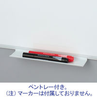 プラス　アルミ枠ホワイトボード　罫引月予定表　1200×900mm　WBKー1209SJT