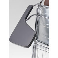 【軒先渡し】サンケイ メモ台付（テーブル付き）折りたたみチェア ブラック SCF12-CXM 1箱（2脚入）（直送品）