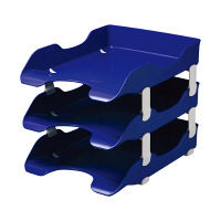 ソニック　デスクトレー再生　A4タテ　青　DA-245-B