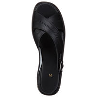 ストリックスデザイン エアークロスサンダル ブラック M KN-069 1足　ナースサンダル