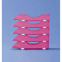 ソニック　デスクトレー再生　A4タテ　桃　DA-245-P