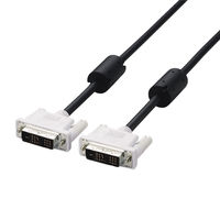 DVIケーブル DVI-D 19ピン (オス)-DVI-D19ピン(オス) 3m ブラック CAC-DVSL30BK エレコム 1本