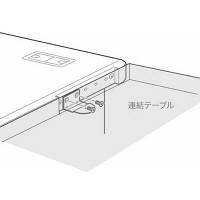 オカムラ スチールOAデスク ビラージュ VILLAGE 連結丸テーブル左用 ホワイト 幅750×奥行900×高さ700mm 1台（直送品）