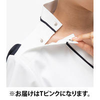 ナガイレーベン 男女兼用上衣 Tピンク L FT-4492 1枚　スクラブ