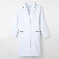 ナガイレーベン 女子シングル診察衣 Tネイビー L FT-4550 1枚　白衣　ドクターコート　レディース