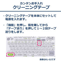 カシオ計算機 ネームランドクリーニングテープ46mm XRー46CLE 1個