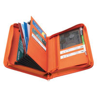 キングジム スキットマン 通帳＆カード収納ケース A5  ダークグレ 2360ター