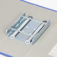 キングファイル　スーパードッチ　脱着イージー　A4タテ　とじ厚100mm　グレー　キングジム　両開きパイプファイル　2470Aクレ