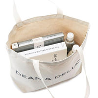 DEAN&DELUCA（ディーンアンドデルーカ）　トートバッグ　ナチュラル　Lサイズ　1個