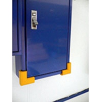 【コーナーガード】カーボーイ 安心クッションコーナー 小 イエロー y4p 1パック（4個入）