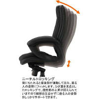 イトーキ　カテドラ　オフィスチェア　革張り　肘付　ベージュ　YJ3H-BE-EL　1脚　（直送品）