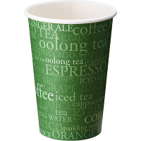 【アウトレット】厚紙カップ カラーアソート 400ml（14オンス） 1袋（40個入）サンナップ 紙コップ オリジナル