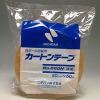 カートンテープ　No.660N　0.086mm厚　50m巻　660N-50　1箱（50巻入）　ニチバン