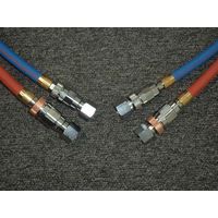 エスコ (5+5mm)x20m カプラ付ツインホース EA300AC-20 1本（直送品）