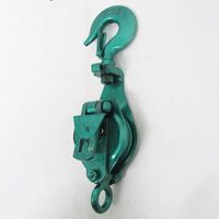 エスコ 100mm 強力型滑車(1車) EA987HA-100A 1個（直送品）