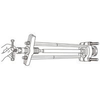 エスコ 150mm 油圧式ベアリングプーラー EA510B-150 1組（直送品）