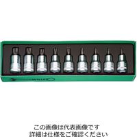 エスコ 1/2”DR/T20ーT60 [Torx]ビットソケットセット EA617ZT 1組（直送品）