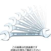 エスコ 11本組/1/4”ー1・5/16” 両口スパナ EA615KB-30A 1組(1セット)（直送品）