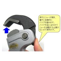 エスコ 50mm /350mm ラピッドグリップレンチ(アルミ合金) EA546RB-14 1本（直送品）