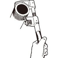 エスコ 32ー128mm ねじ山修正ツール(外ねじ) EA603AB 1丁（直送品）