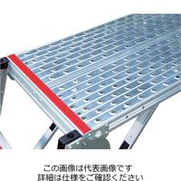 エスコ 112ー148cm 足場台(取手4本・調整脚・キャスター付) EA905DF-13 1台（直送品）