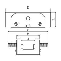 エスコ #140ーBW スナップアイドル EA967EA-21 1個（直送品）