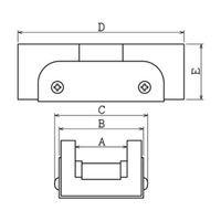 エスコ #50ーR スナップアイドル EA967EA-4 1個（直送品）