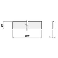 エスコ 0.050x150mm/2.5m シム(真鍮製) EA440FC-0.05 1箱（直送品）