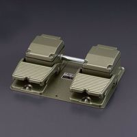 エスコ AC250V/10A [1c]2連フットスイッチ(産業用防雨型) EA940FF-2 1個（直送品）