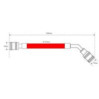 エスコ 100cm/R404A・R407C チャージングホースセット EA104LM 1セット（直送品）