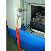 エスコ 5.0/ 8.0mmx7.0m ウレタンホース(プラグ付) EA125BL-10 1本（直送品）